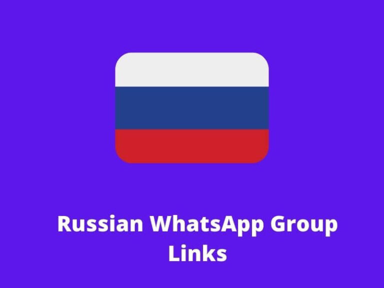 Russian WhatsApp Group Links