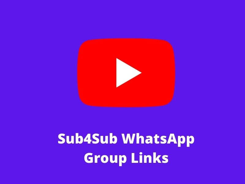 Sub4Sub WhatsApp Group Links