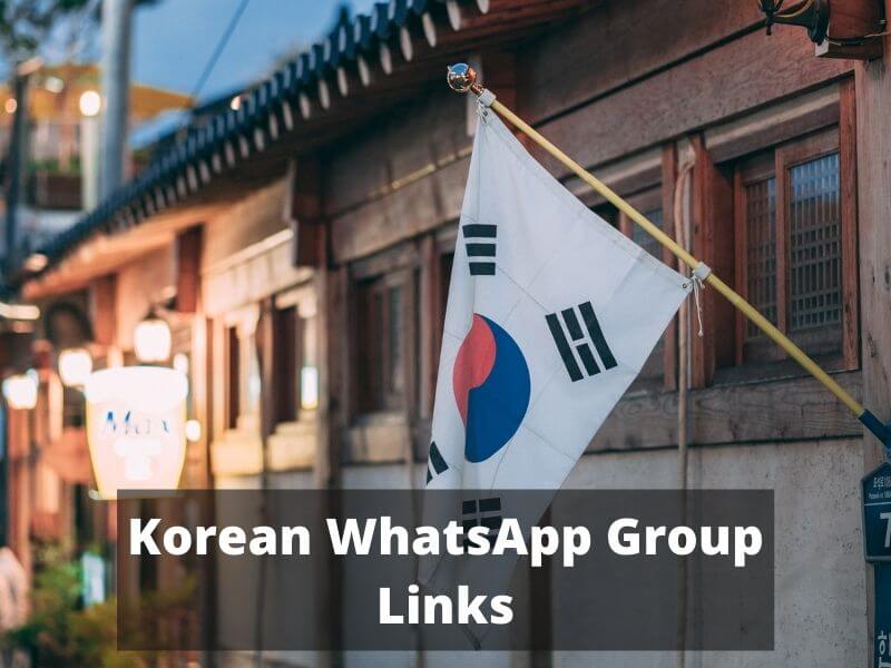 Korean WhatsApp Group Links