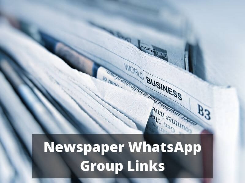 Top Newspaper WhatsApp Group Links