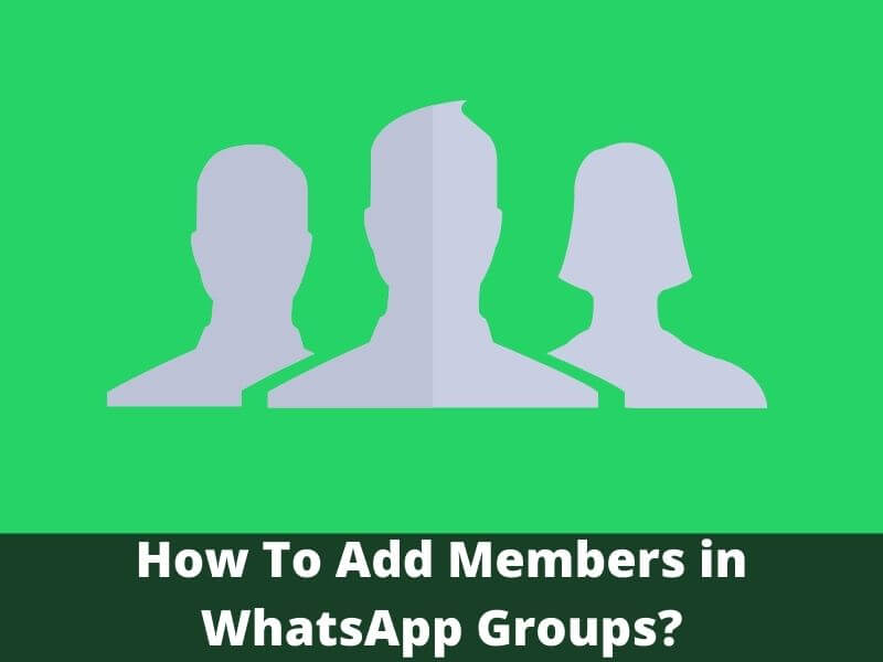 How To Add Members in WhatsApp Groups